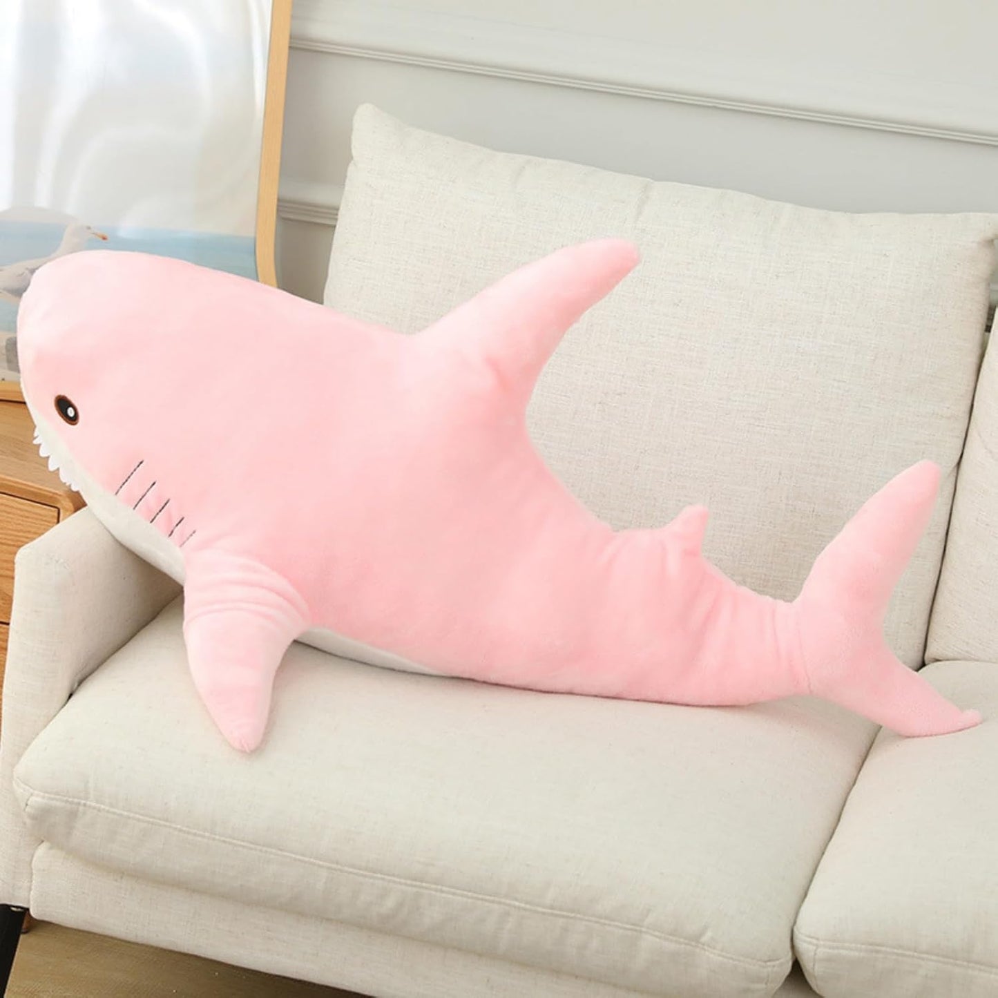 Giant Shark Stuffed Animal for Kids and Adults, 39.4 Inch Plush