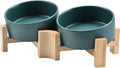 Slanted Ceramic Dog and Cat Bowl 15 Tilted - Reduces Neck Strain