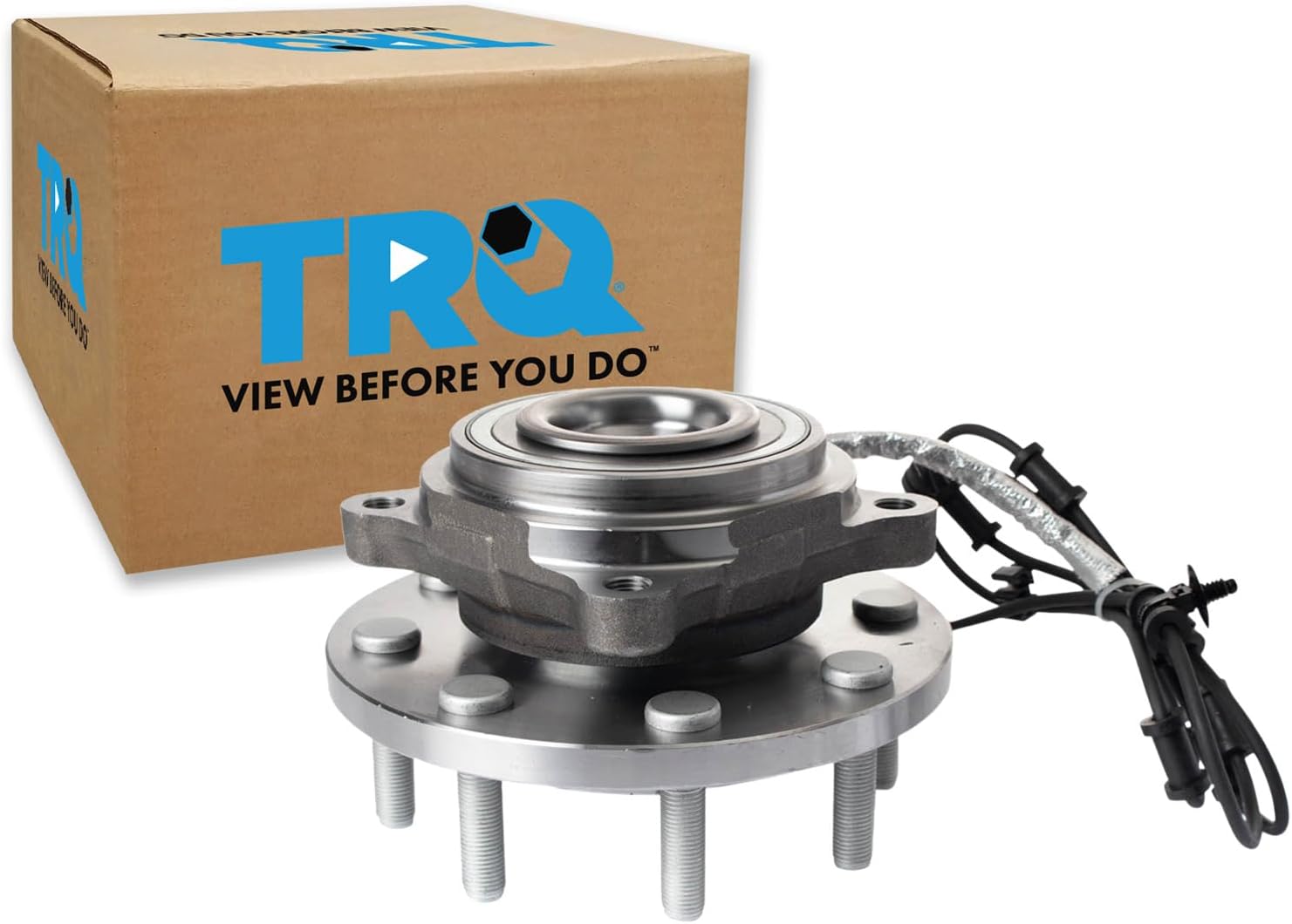 TRQ Front Wheel Bearing & Hub Assembly for 2019-2024 Ram 2500 3500