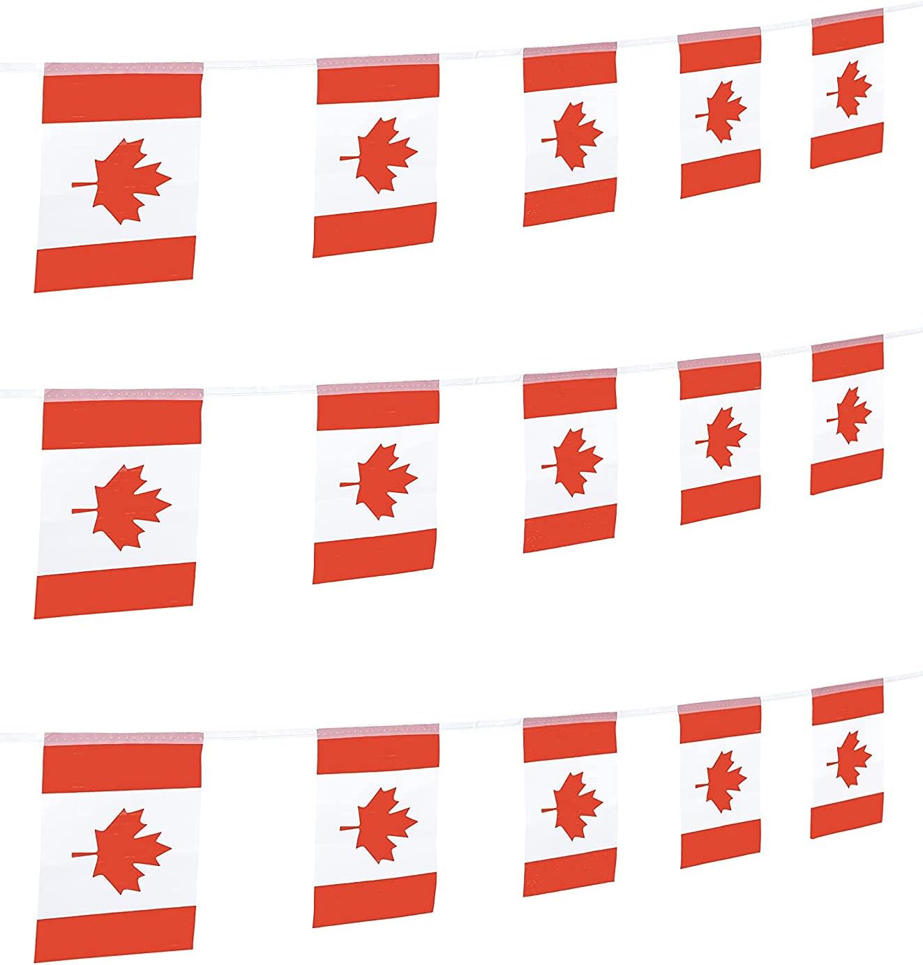 Canada Flag Banner String for Festive Decor