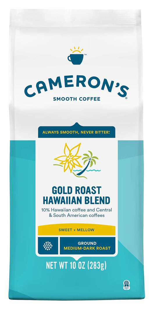 Cameron's Gold Roast Hawaiian Coffee - Rich Flavor