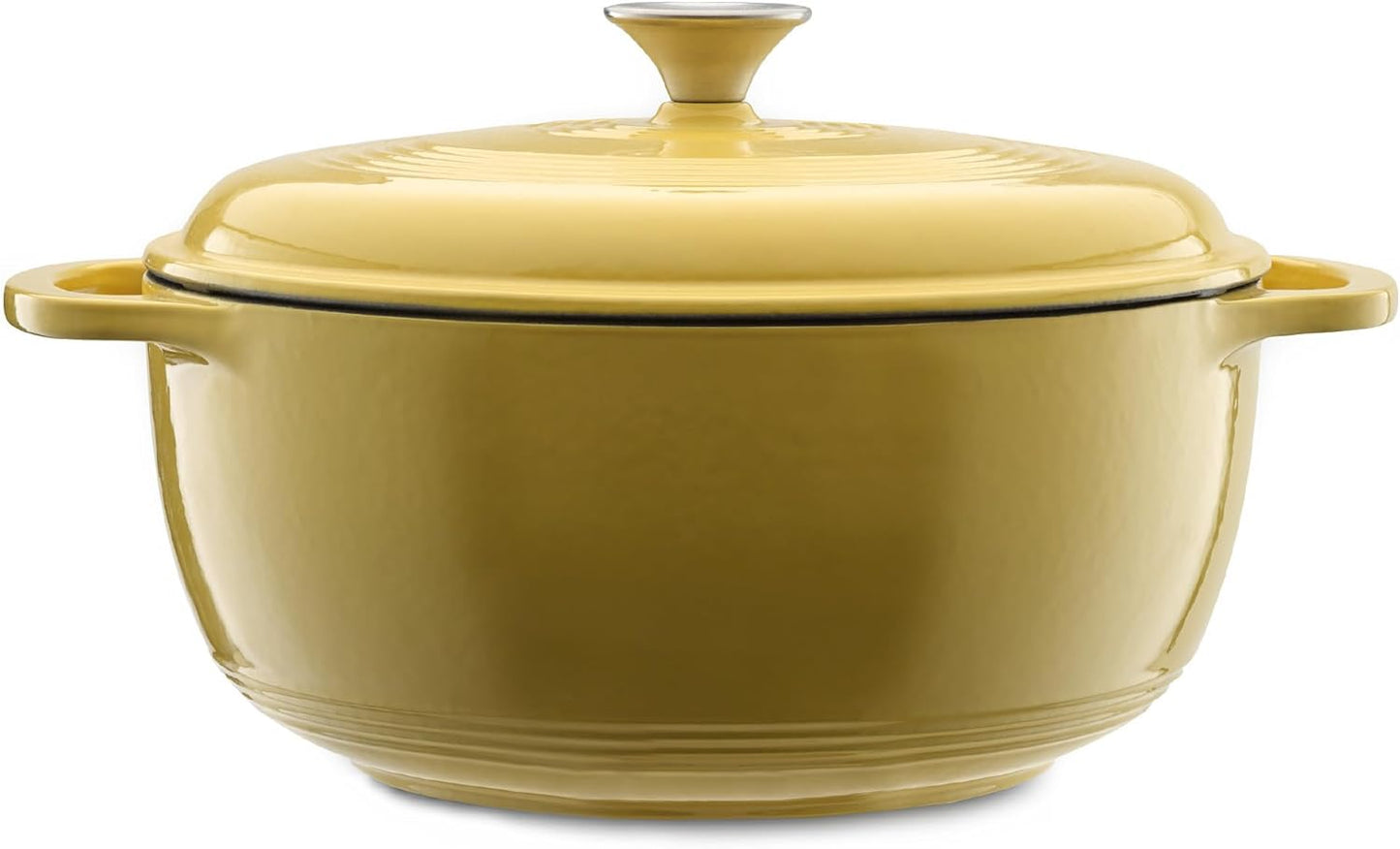Mercer Culinary Enameled Cast Iron Round Dutch Oven for Cooking