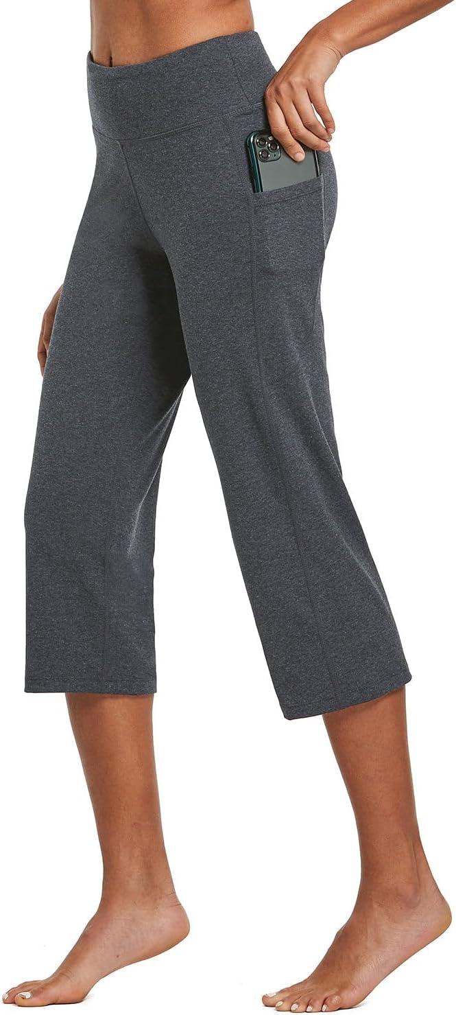 Baleaf Womens Yoga Capri Pants for Comfort and Style