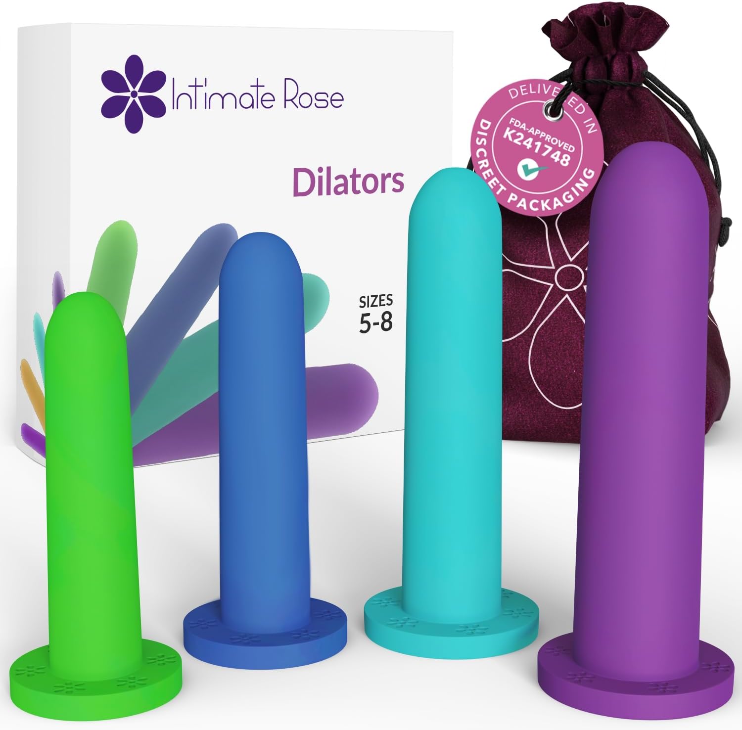 Large Vaginal Dilators for Pelvic Floor Therapy & Pain Relief
