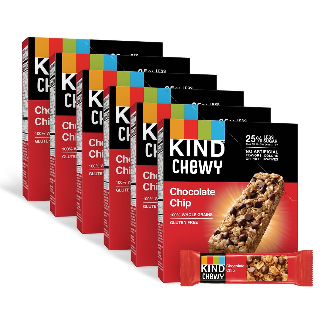KIND Kids Granola Chewy Bars, Chocolate Chip, 10 Count Pack