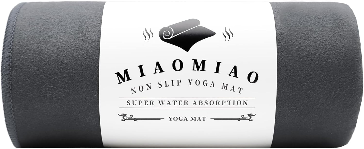 MIAOMIAO Non-Slip Hot Yoga Towel Set - Injury-Free Design, 24.5 x 72