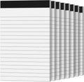 4 x 6 Note Pads 8 Pack Narrow Ruled Memo Pads - Portable 240 Sheets