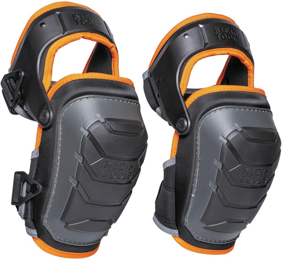Klein Tools Heavy Duty Gel Foam Hinged Knee Pads for Comfort