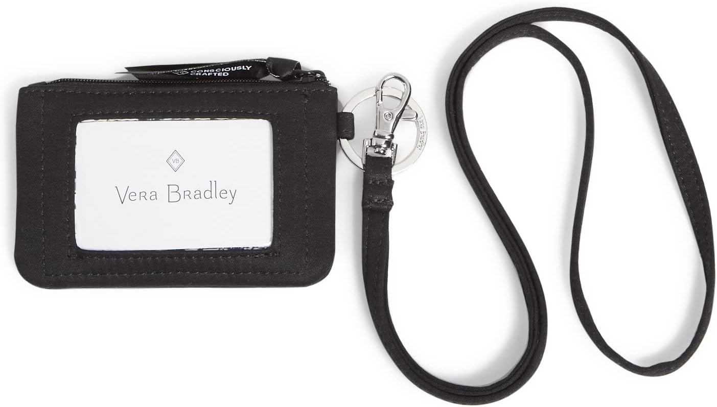 Vera Bradley Women's Cotton Zip ID Case and Lanyard Combo Review