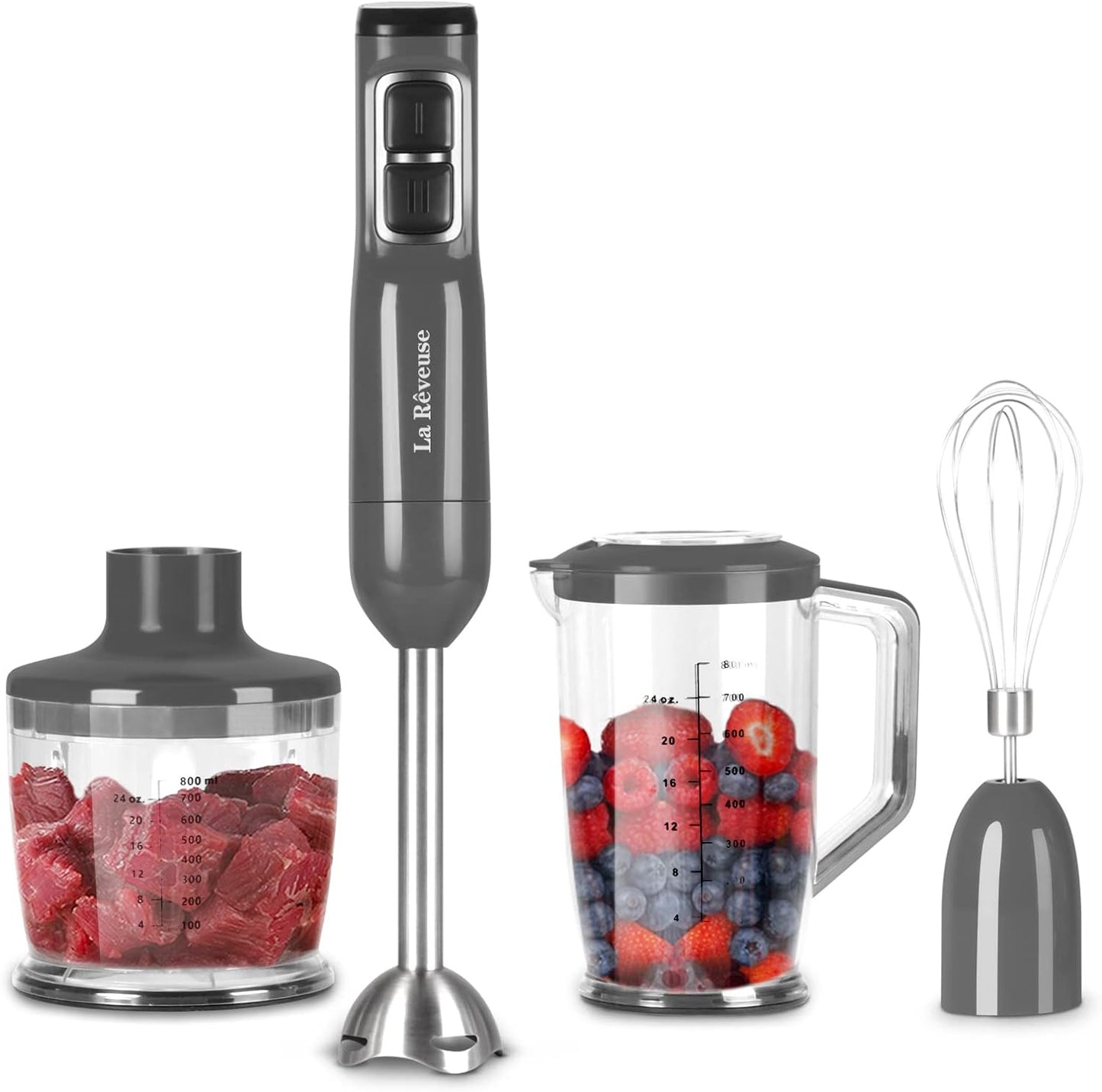 La Reveuse 3-in-1 Handheld Blender - Powerful & Versatile!