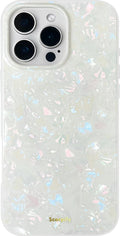 SCORPIFY iPhone 16 Pro Max Case with MagSafe - Iridescent Pearl Shell