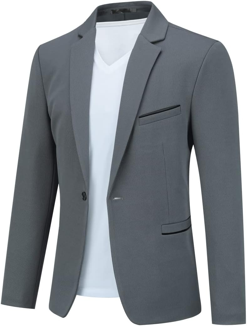 Cloudstyle Men's Slim Fit Sport Coat Blazer for Any Occasion