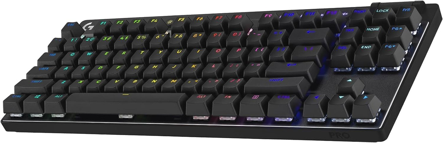 Logitech G PRO X TKL LIGHTSPEED: Ultra Portable, Tactile Switches, Renewed