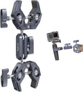 SMALLRIG Double Clamp Mount for Chair Pole Tripod - Versatile 360 Arm