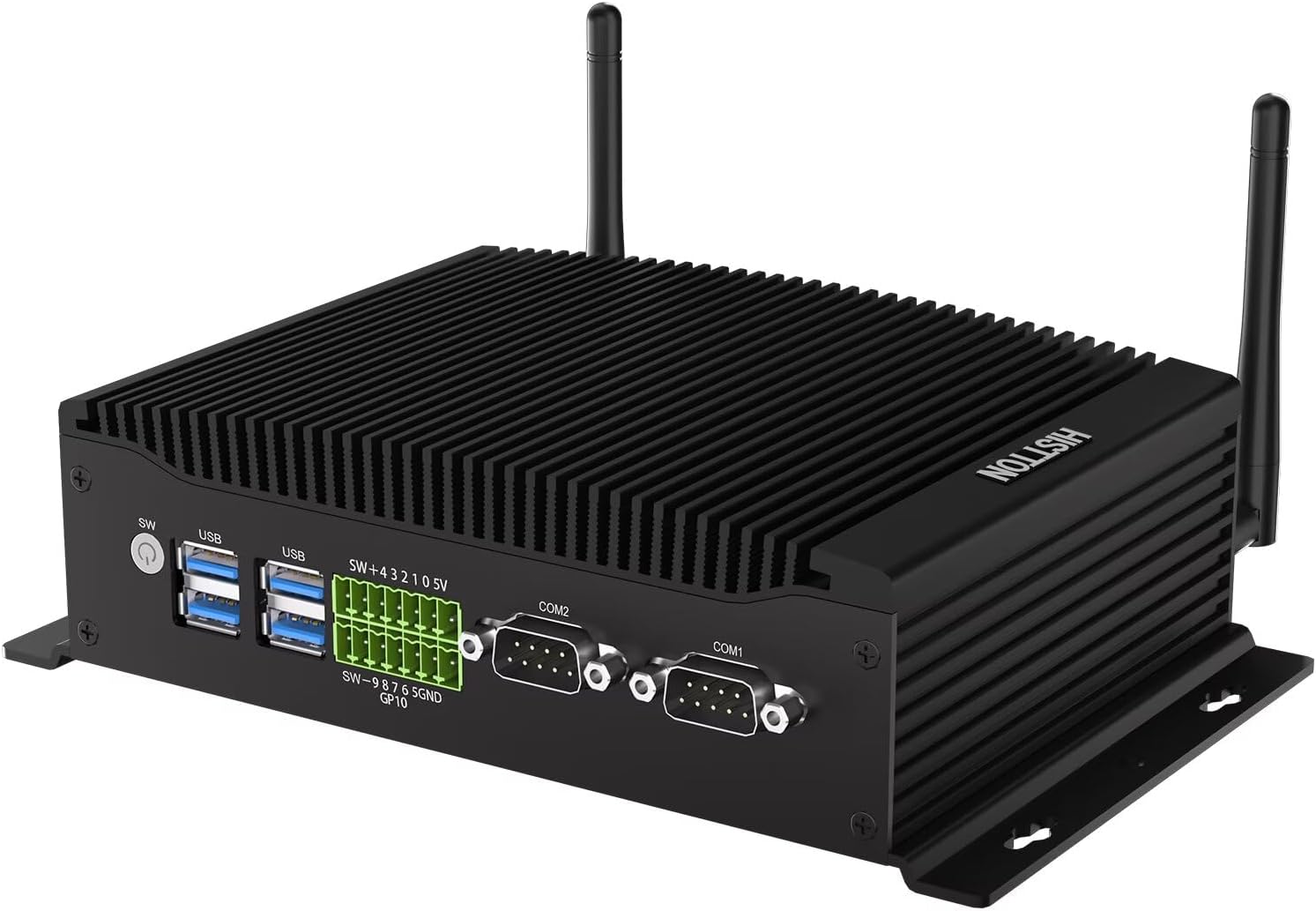 HISTTON Fanless Industrial Mini PC with Core i7-10810U Power