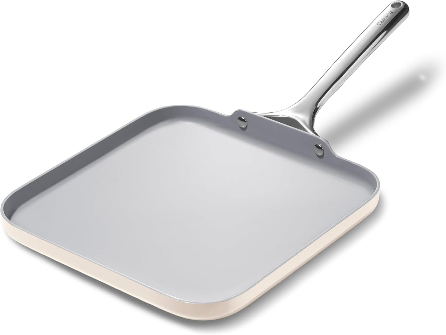 Caraway Square Griddle Pan - Non-Stick Ceramic Cooking Essential
