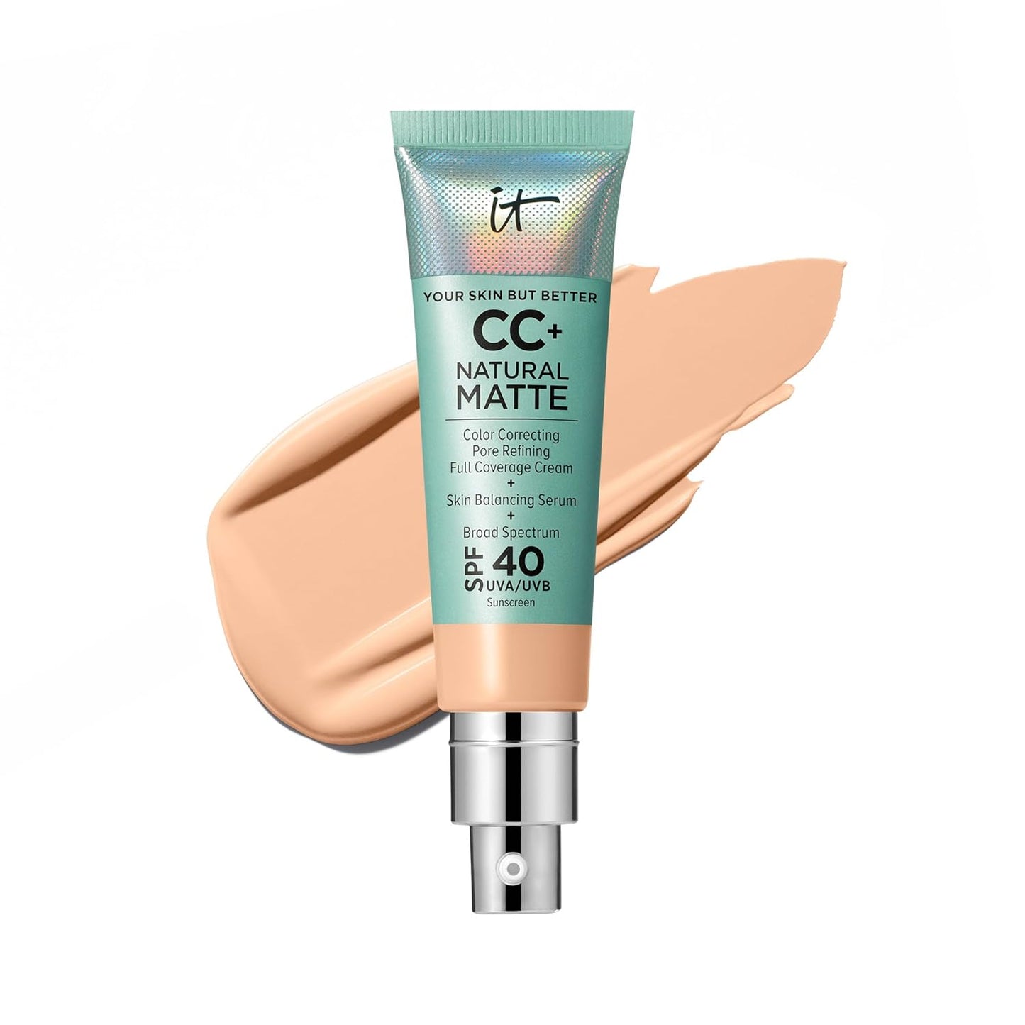 IT Cosmetics CC+ Cream Natural Matte Foundation for Oily Skin