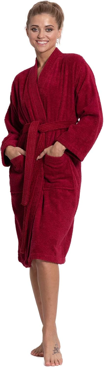 Soft & Absorbent Towel Robe for Women - 100% Cotton Comfort