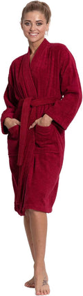 Turkuoise Soft & Absorbent Towel Robe - 100% Turkish Cotton Kimono You