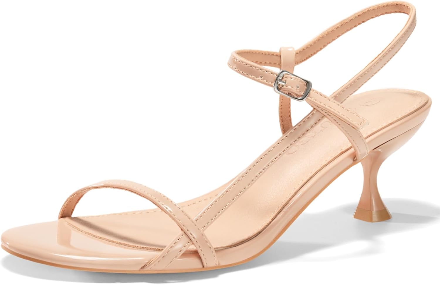 Coutgo Womens Strappy Heeled Sandals for Elegant Occasions