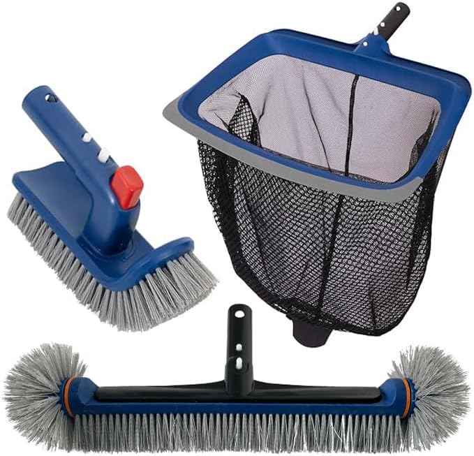 Deluxe Swimming Pool Cleaning Kit for Inground & Above Ground Pools
