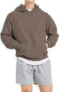 Men Pullover Hoodie Loose Fit Casual Long Sleeve - Comfortable Fit