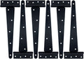 Heavy Duty T Hinge 12 in (6 pcs) - Rustproof Gate & Shed Hinge