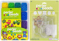 Perler Assorted Fuse Beads Kit with Storage Tray and Pegboards