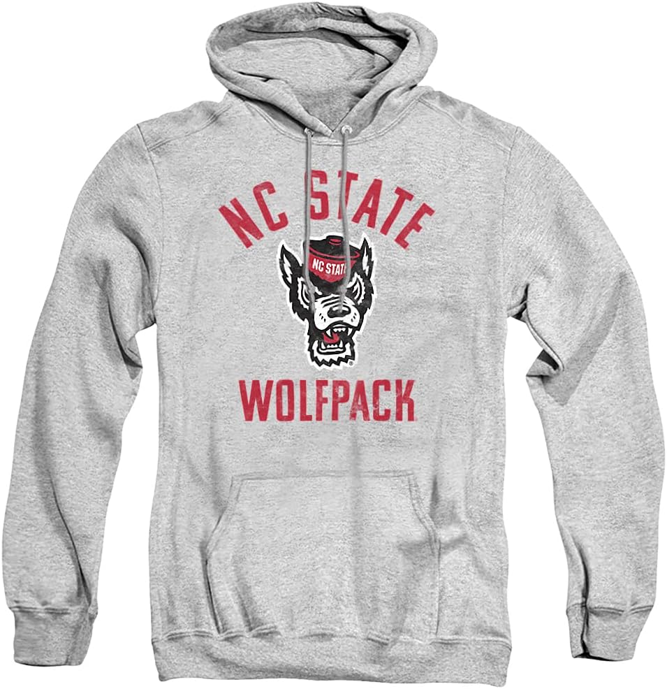 Official Ncsu Wolfpack Logo Unisex Adult Hoodie for Fans