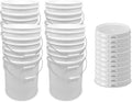 5-Gallon Food Grade Bucket with Lid for Storage and More