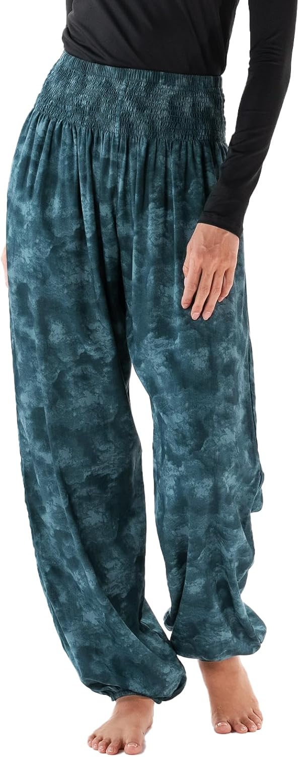 Lotus and Luna Women's Harem Pants for Beach and Lounge Style