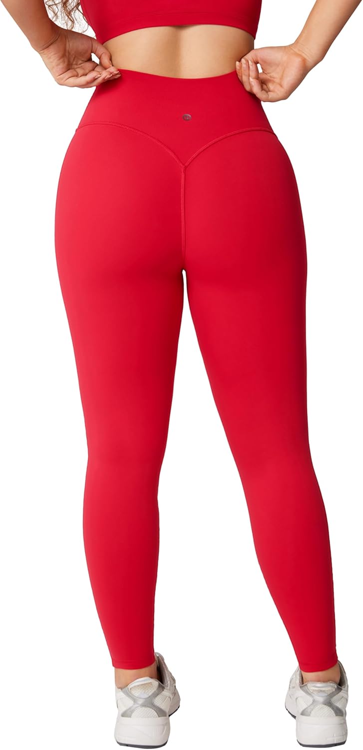 Hugcurve No Front Seam Hidden Scrunch Butt Leggings for Women