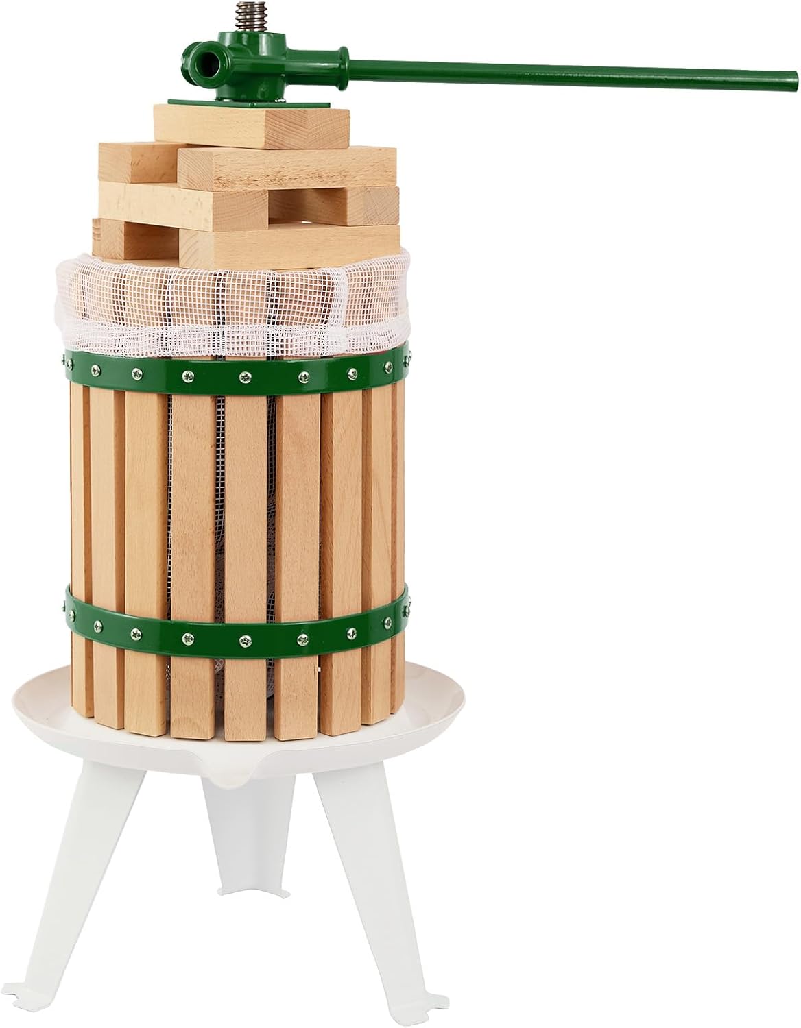 CAELUM Fruit Wine Press - 3.2 Gallon Manual Juicer for Cider