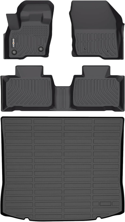 GINOWY Floor Mats for Ford Edge 2015-2025: All Weather Protection