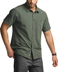 CQR Men's Short Sleeve Tactical Shirt - Breathable