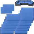 14pc Patio Cushion Covers Set - Fits 25.6x25.6x4in Cushions
