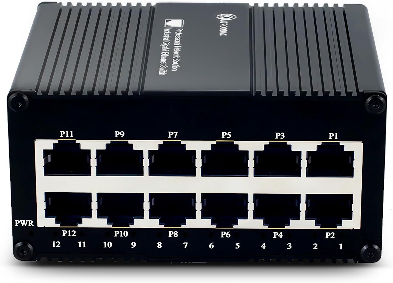 12 Ports Gigabit Mini Ethernet Switch for Industrial Use