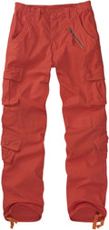 Women's Cotton Casual Military Cargo Pants - Comfortable (Style JL6S)