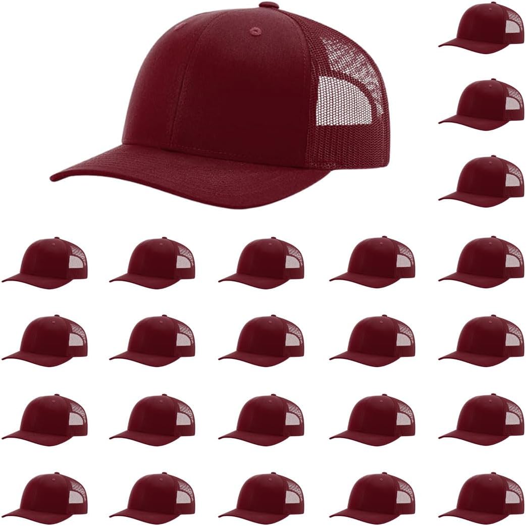 Richardson 112 Classic Six-Panel Adjustable Snapback Trucker Cap