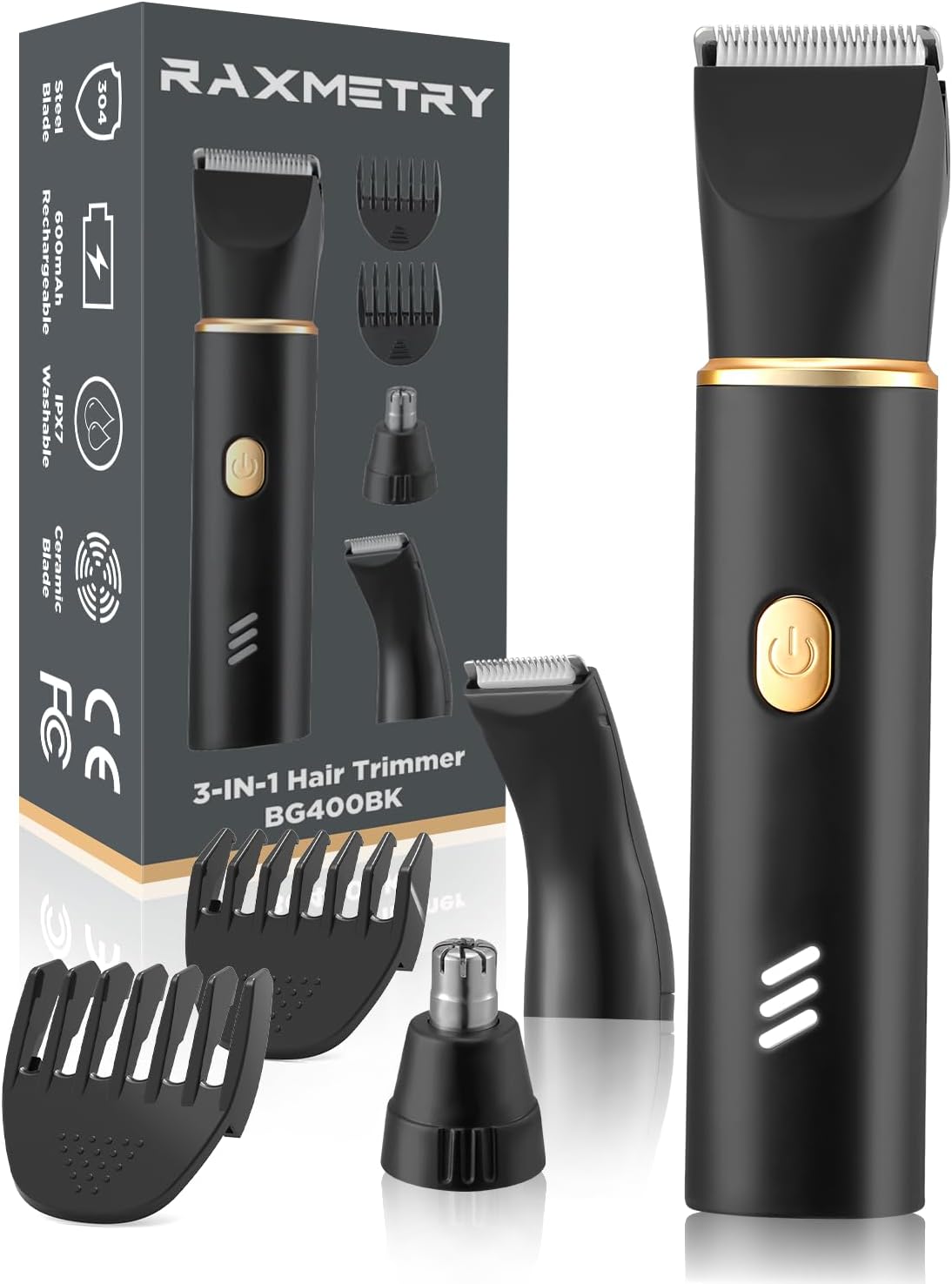 Manscape Body Hair Trimmer for Men - 3 in 1 Grooming Tool