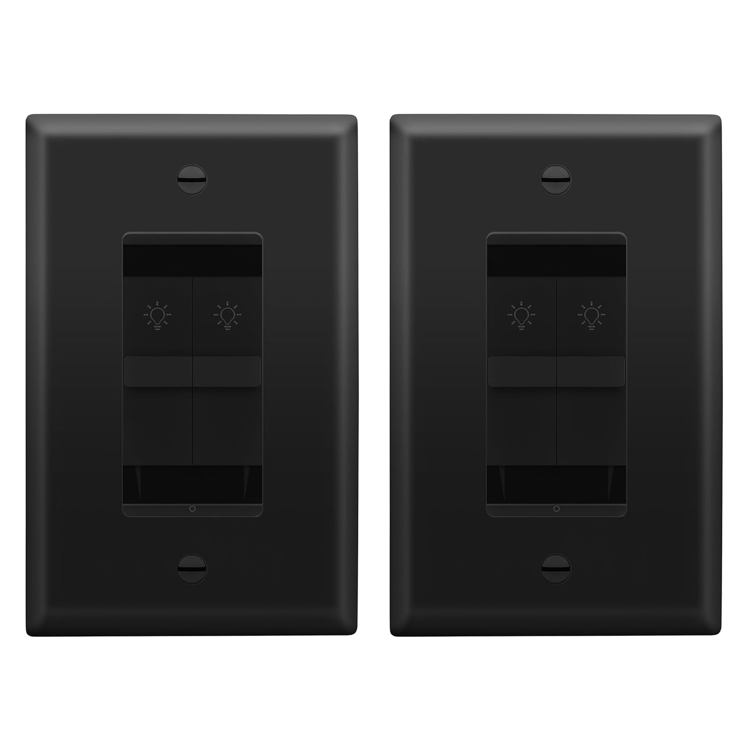 LIDER Combination Dual Dimmer Light Switch Control for Home
