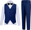 Boys Suits Slim Fit 4 Piece Formal Dresswear Suit (Style WC7V)