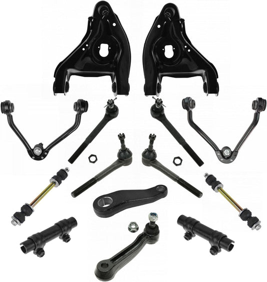 TRQ Front Steering & Suspension Kit for Chevrolet GMC Vehicles