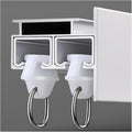 Aluminum Blackout Curtain Track Double Rail - Smooth Silent Sliding
