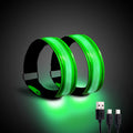Running Light for Runners (2 Pack) Rechargeable LED Armband - Night