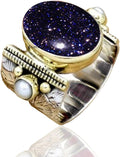 10x14 MM Oval Gemstone 925 Sterling Silver Band Ring for Women