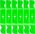 6 Pack Mower Mulching Blade Replaces OEM 742-0677 54 in Deck - Durable
