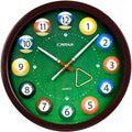 OSTAR Big 14ft Billiard Pool Ball Wall Clock - Silent Sweep Timepiece