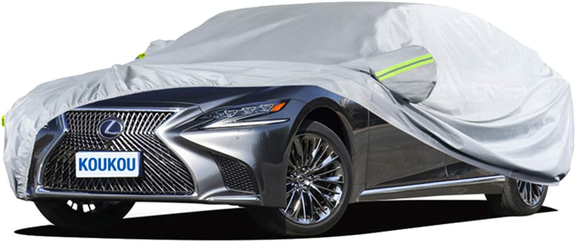 KouKou 6 Layers Car Cover Waterproof All Weather Protection