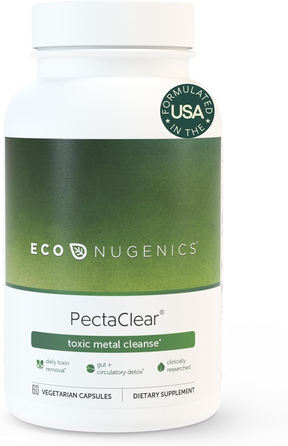 PectaClear Detox Supplement for Safe Toxic Metal Cleanse